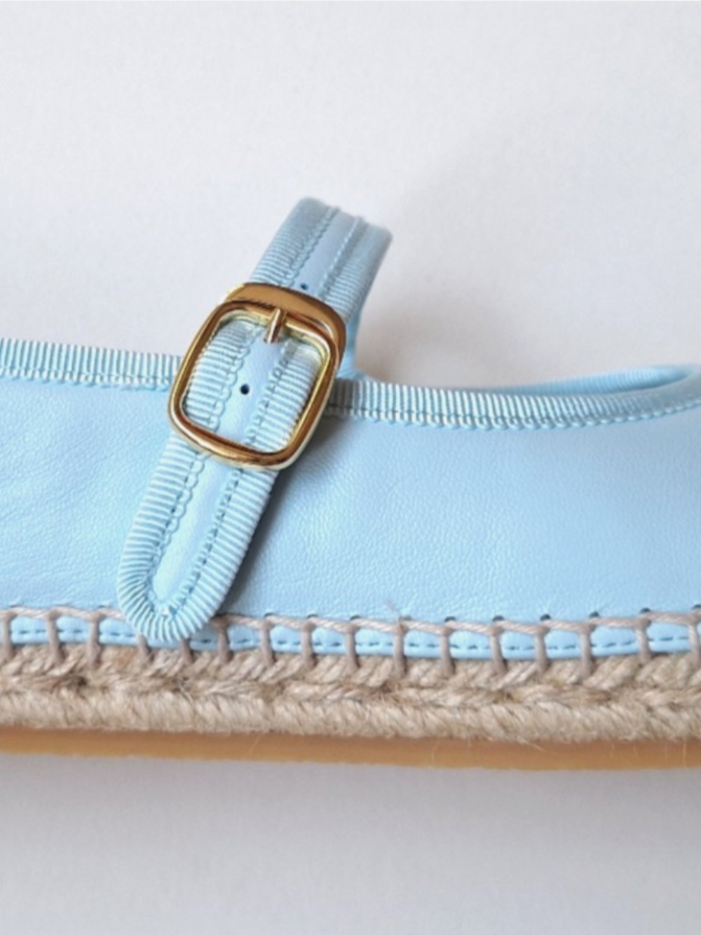 NOT FOR SALE: CHANEL 26S Lambskin Mary Jane Light Blue Espadrilles 2026 - Picture 5 of 11